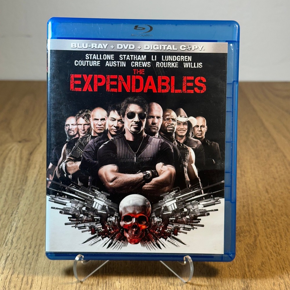 Lionsgate The Expendables Blu-ray DVD Combo Multi Blue Excellent Action Movie